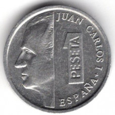 1 песета 1996 Испания - 1 peseta 1996 Spain, из оборота