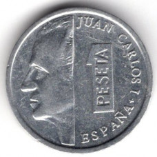 1 песета 1991 Испания - 1 peseta 1991 Spain, из оборота