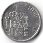 1 песета 1995 Испания - 1 peseta 1995 Spain, из оборота