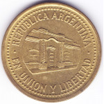 50 сентаво 1994 Аргентина - 50 centavo 1994 Argentina, из оборота