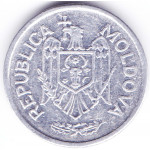 10 бани 2003 Молдавия - 10 bani 2003 Moldova, из оборота