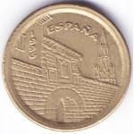 5 песет 1996 Испания - 5 pesetas 1996 Spain, из оборота