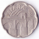 50 песет 1993 Испания - 50 pesetas 1993 Spain, из оборота
