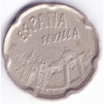 50 песет 1990 Испания - 50 pesetas 1990 Spain, из оборота