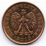 2 гроша 2013 Польша - 2 grosze 2013 Poland, из оборота
