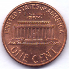 1 цент 1993 США - 1 cent 1993 USA, из оборота