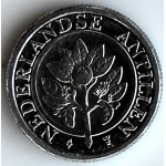 1 цент 1993 Нидерландские Антильские острова - 1 cent 1993 Netherlands Antilles, из оборота