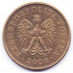 2 гроша 2008 Польша - 2 grosze 2008 Poland, из оборота