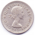 3 пенса 1962 Родезия и Ньясаленд - 3 pence 1962 Rhodesia and Nyasaland, из оборота