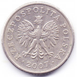 10 грошей 2007 Польша - 10 groszy 2007 Poland, из оборота