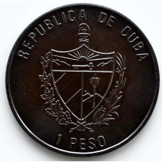 1 песо 1994 Куба - 1 peso 1994 Cuba, из оборота