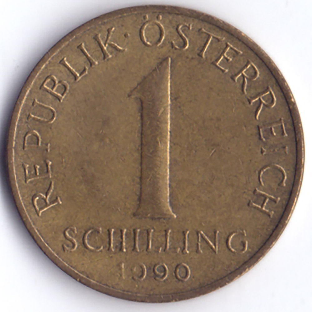 1 шиллинг 1990 Австрия - 1 schilling 1990 Austria