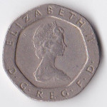 20 пенсов 1983 Великобритания - 20 pence 1983 Great Britain