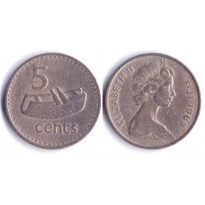 5 Центов 1969 Фиджи - 5 Cents 1969 Fiji