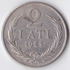 2 лата 1925 Латвия - 2 lati 1925 Latvia