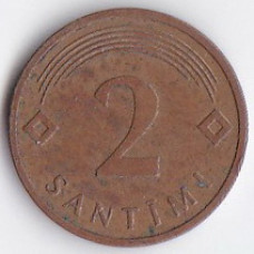 2 сантима 2006 Латвия - 2 santimi 2006 Latvia
