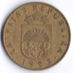 20 сантимов 1992 Латвия - 20 santimu 1992 Latvia
