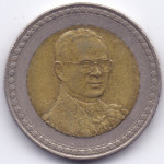 10 батов 2006 Таиланд - 10 baht 2006 Thailand