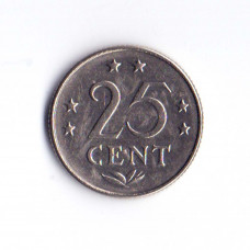25 центов 1976 Нидерландские Антильские острова - 25 cent 1976 Netherlands Antilles