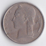 5 франков 1971 Бельгия - 5 francs 1971 Belgium, BELGIQUE