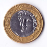 1 реал 2004 Бразилия