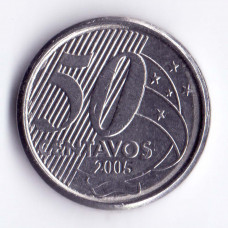 50 сентаво 2005 Бразилия