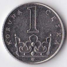 1 крона 2003 Чехия - 1 koruna 2003 Czech