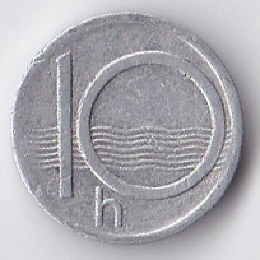 10 геллеров 1993 Чехия - 10 hellers 1993 Czech