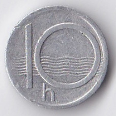 10 геллеров 1993 Чехия - 10 hellers 1993 Czech
