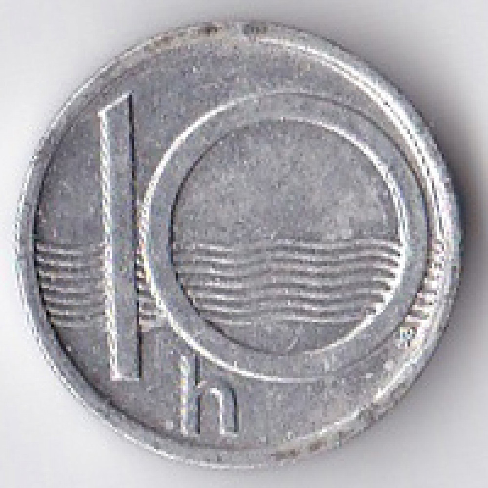 10 геллеров 1998 Чехия - 10 hellers 1998 Czech
