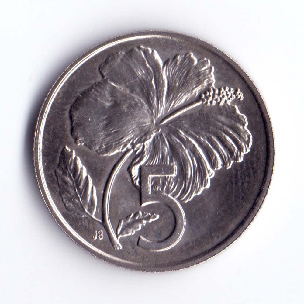 5 центов 1983 острова Кука - 5 cents 1983 Cook Islands