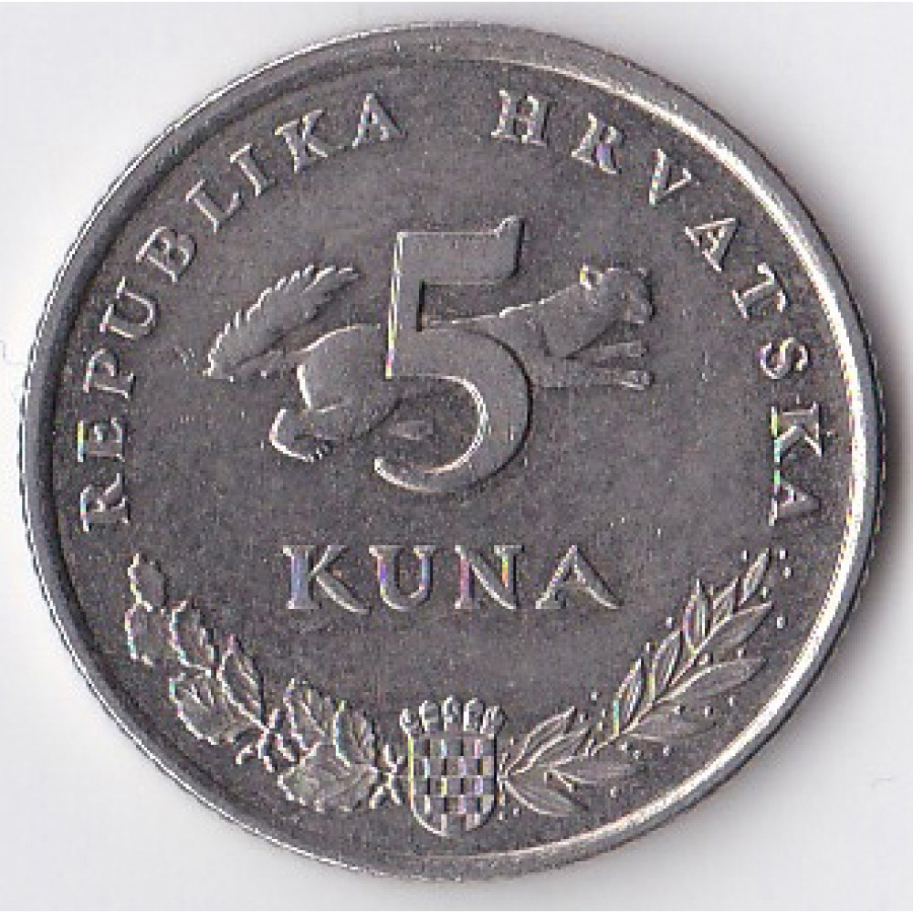 5 кун 2009 Хорватия - 5 kuna 2009 Croatia