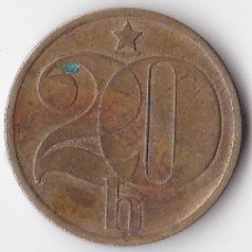 20 геллеров 1978 Чехословакия - 20 hellers 1978 Czechoslovakia