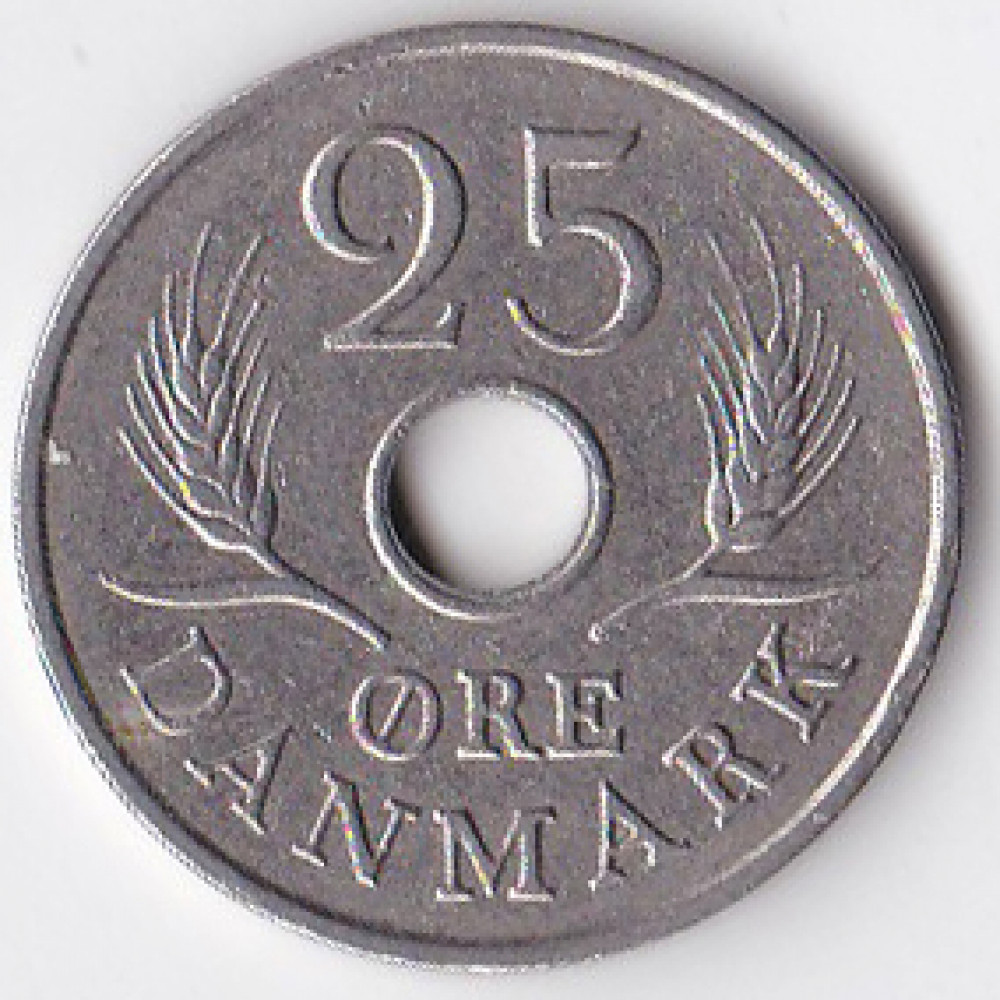 25 эре 1967 Дания - 25 ore 1967 Denmark