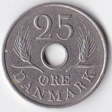 25 эре 1967 Дания - 25 ore 1967 Denmark
