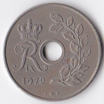 25 эре 1972 Дания - 25 ore 1972 Denmark