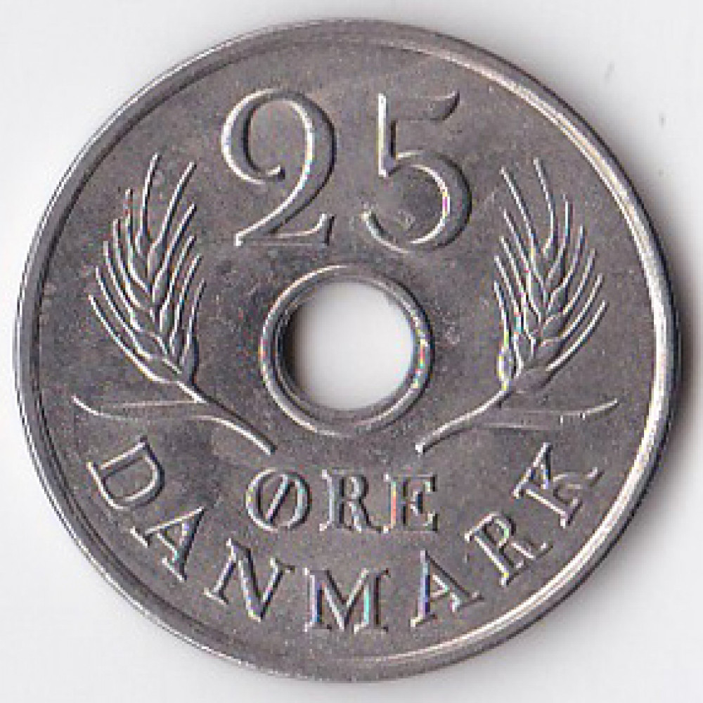 25 эре 1972 Дания - 25 ore 1972 Denmark
