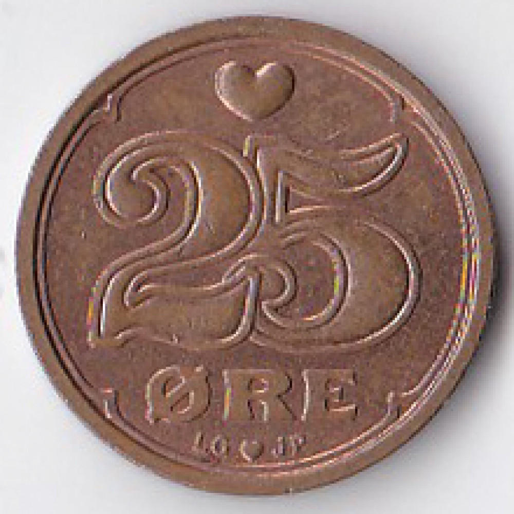 25 эре 1991 Дания - 25 ore 1991 Denmark