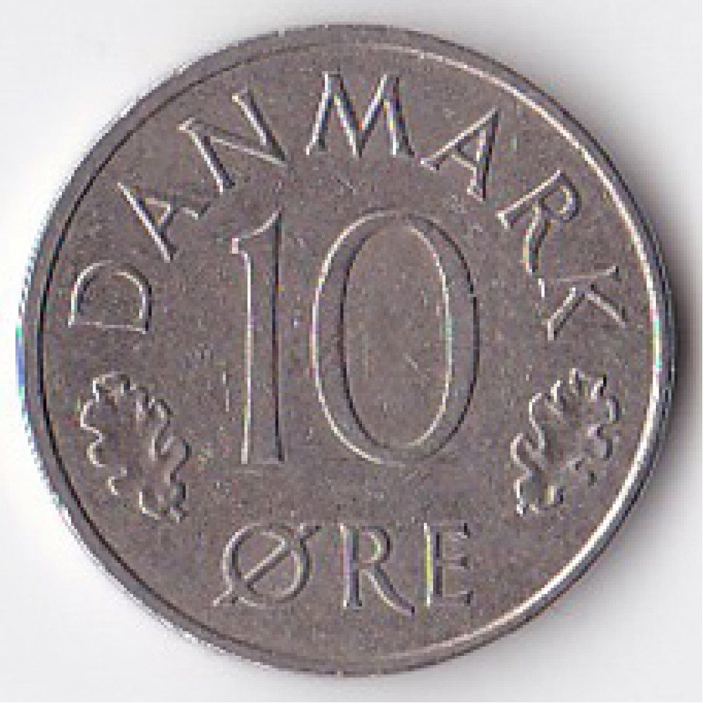 10 эре 1981 Дания - 10 ore 1981 Denmark