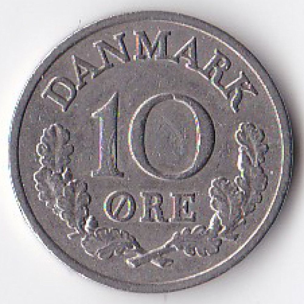 10 эре 1961 Дания - 10 ore 1961 Denmark