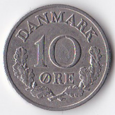 10 эре 1961 Дания - 10 ore 1961 Denmark