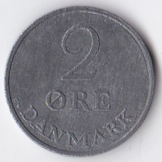 2 эре 1967 Дания - 2 ore 1967 Denmark