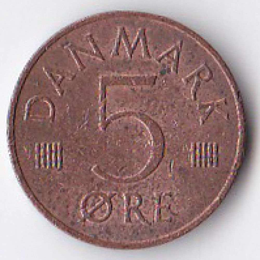 5 эре 1978 Дания - 5 ore 1978 Denmark