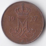 5 эре 1977 Дания - 5 ore 1977 Denmark