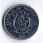 25 центов 1997 Сейшельские Острова - 25 cents 1997 Seychelles, из оборота