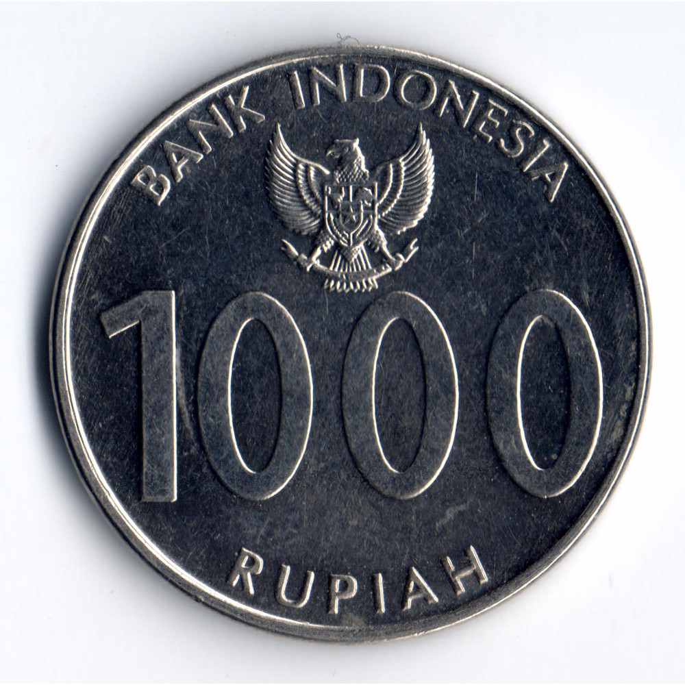 1000 рупий 2010 Индонезия - 1000 rupiah 2010 Indonesia, из оборота
