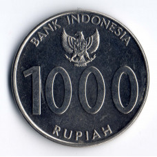 1000 рупий 2010 Индонезия - 1000 rupiah 2010 Indonesia, из оборота