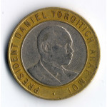 10 шиллингов 1995 Кения - 10 shillings 1995 Kenya, из оборота