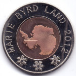 1 доллар 2012 Земля Мэри Бэрд - 1 dollar 2012 Earth Mary Byrd