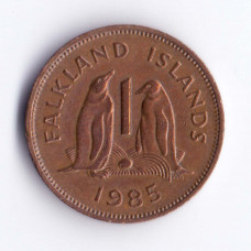 1 пенни 1985 Фолклендские острова - 1 penny 1985 Falkland Islands